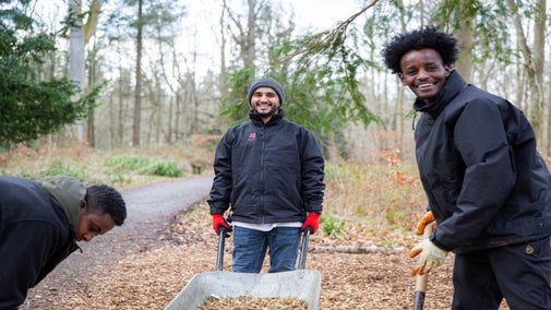 West End Refugee Service volunteering at Wallington